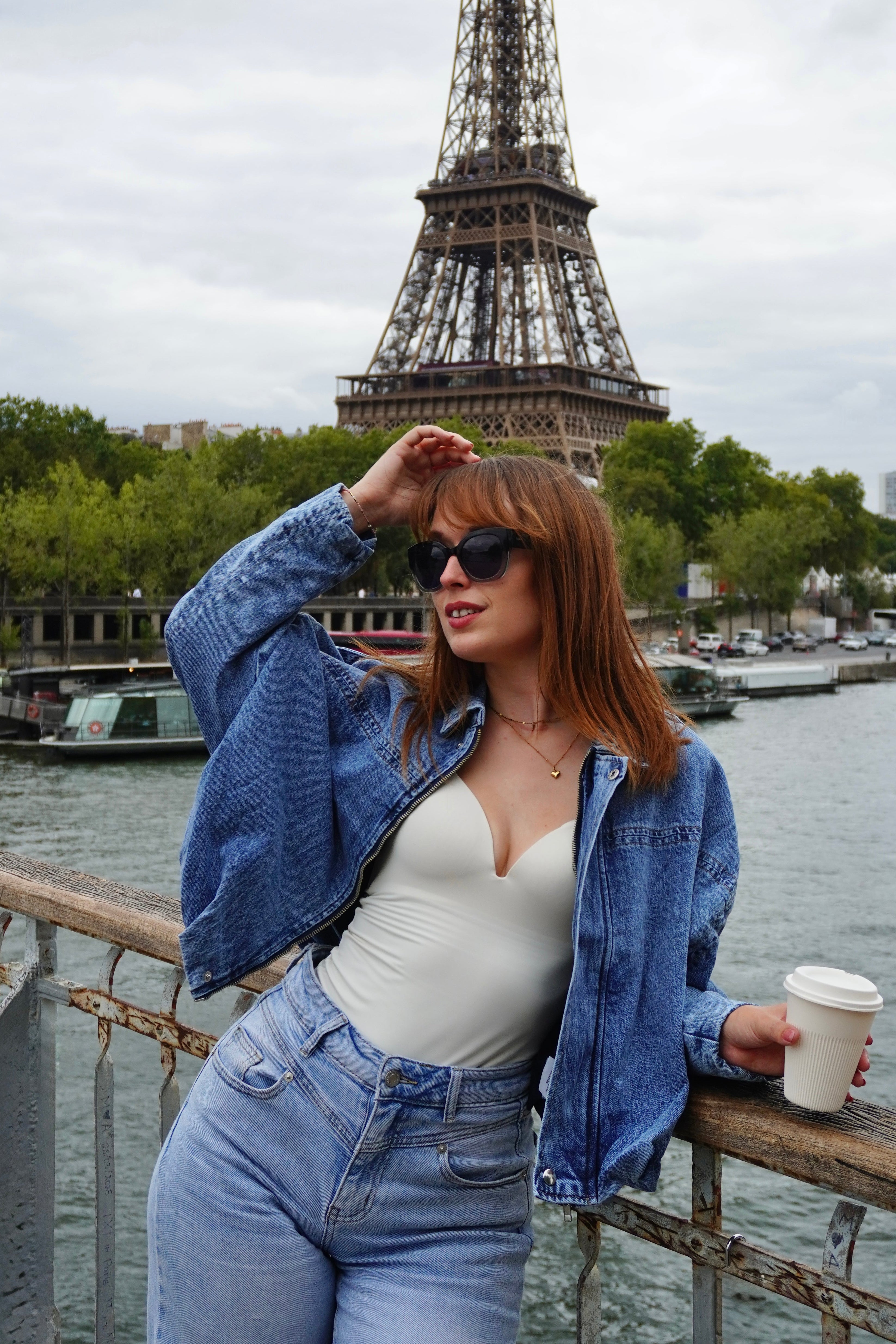 Veste Bomber en jean ELIE