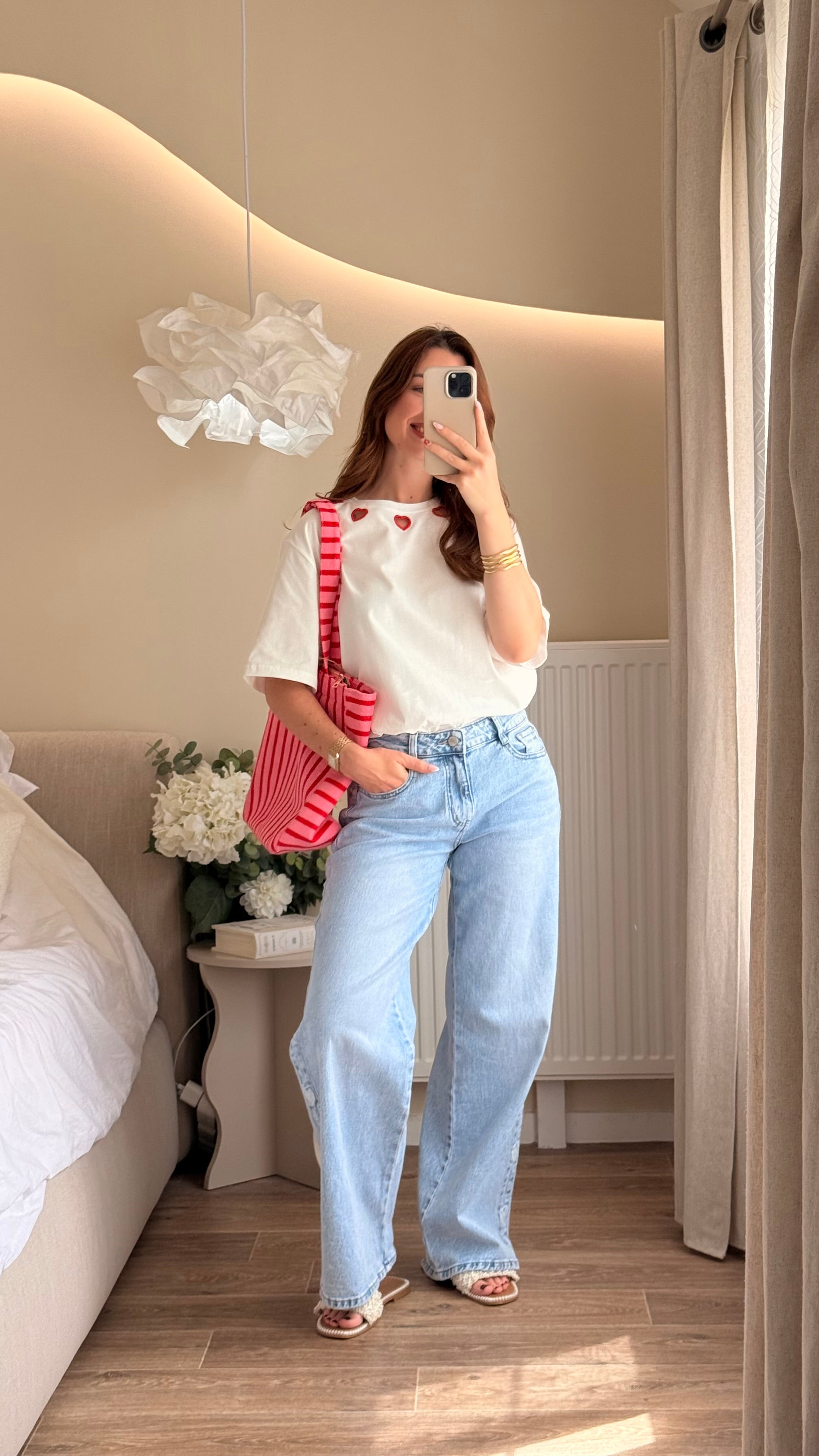 T-shirt LOVE rouge