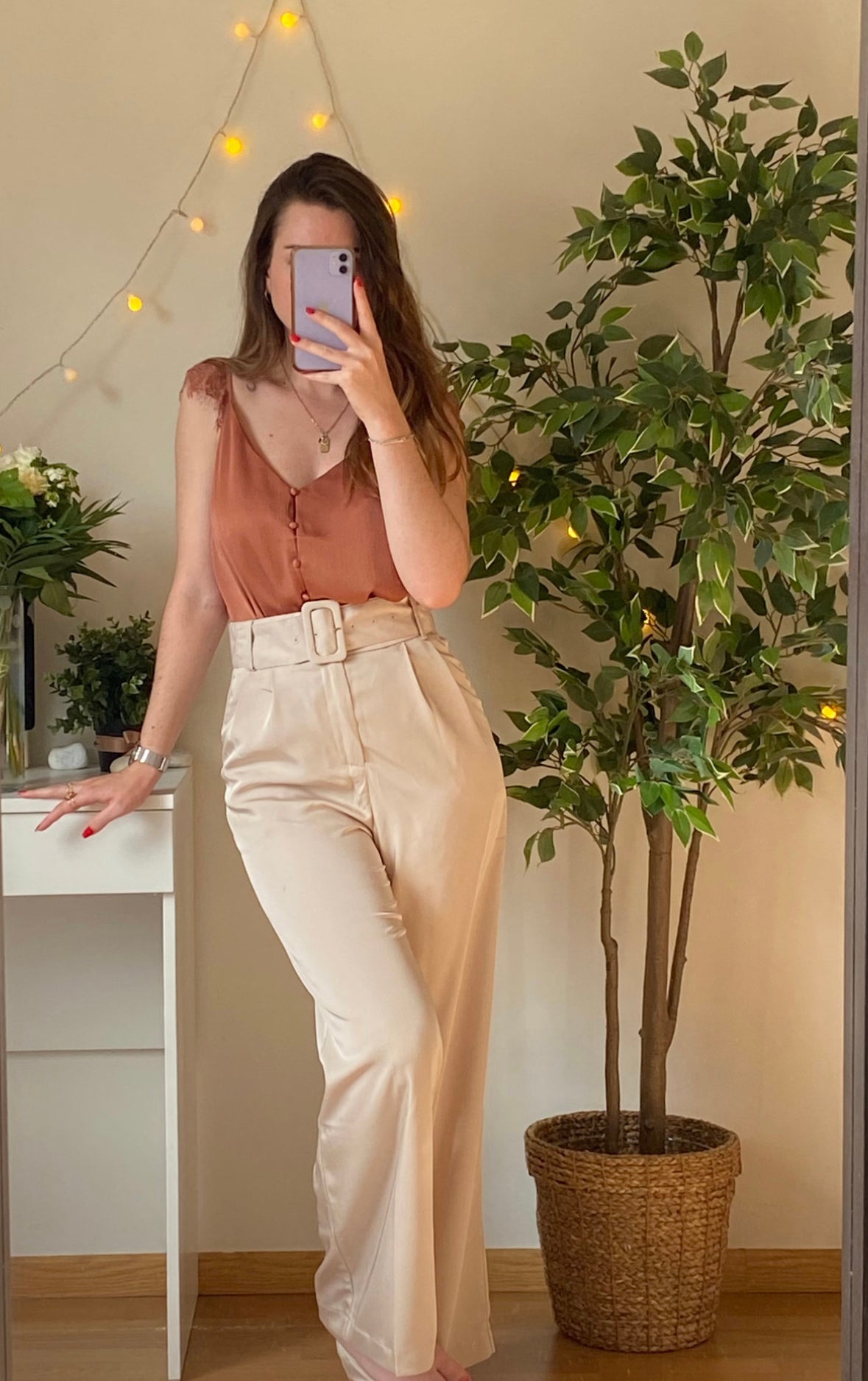 Pantalon CECILE nude