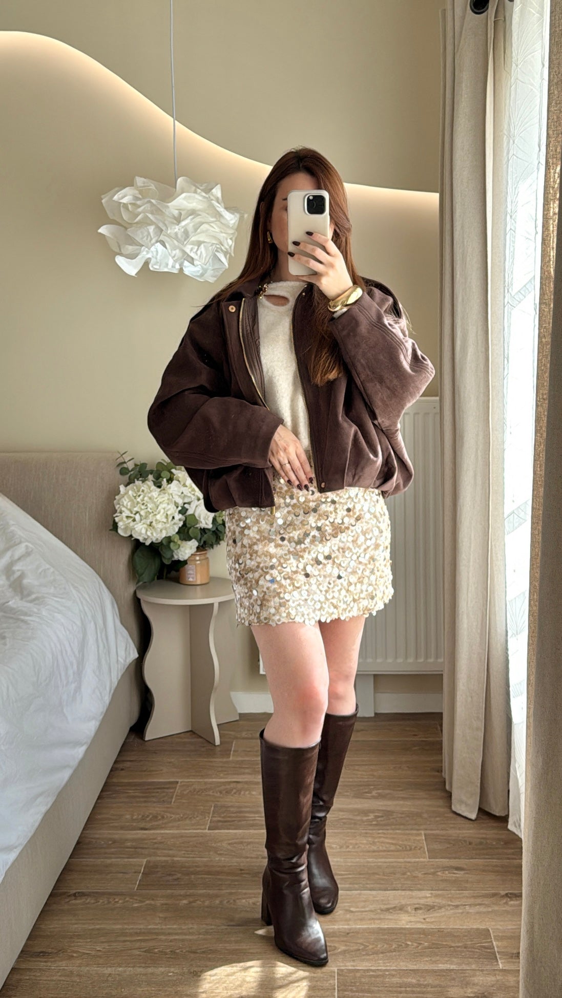 Veste Bomber En Suédine AGATHE