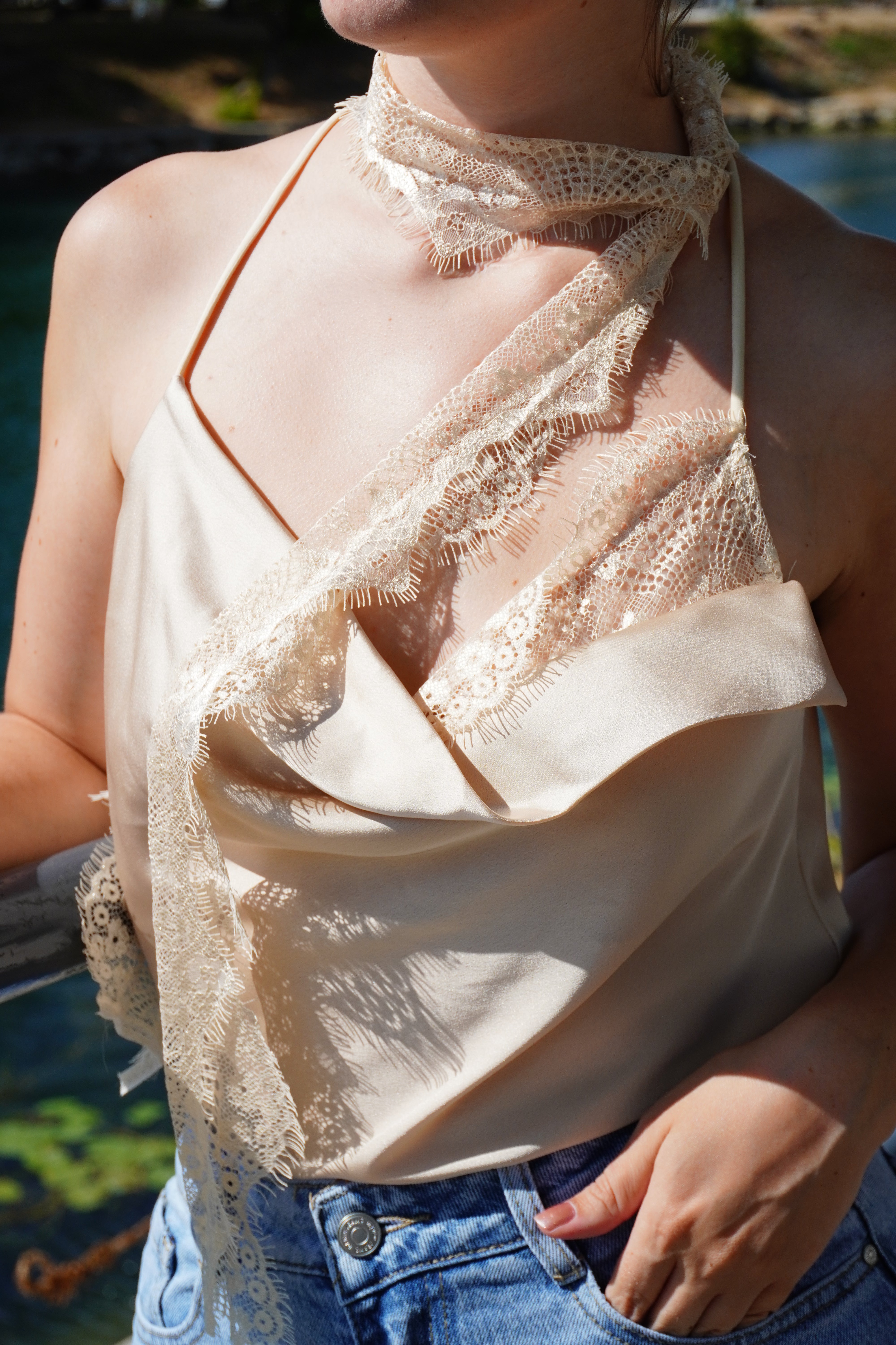 Top beige CAPUCINE