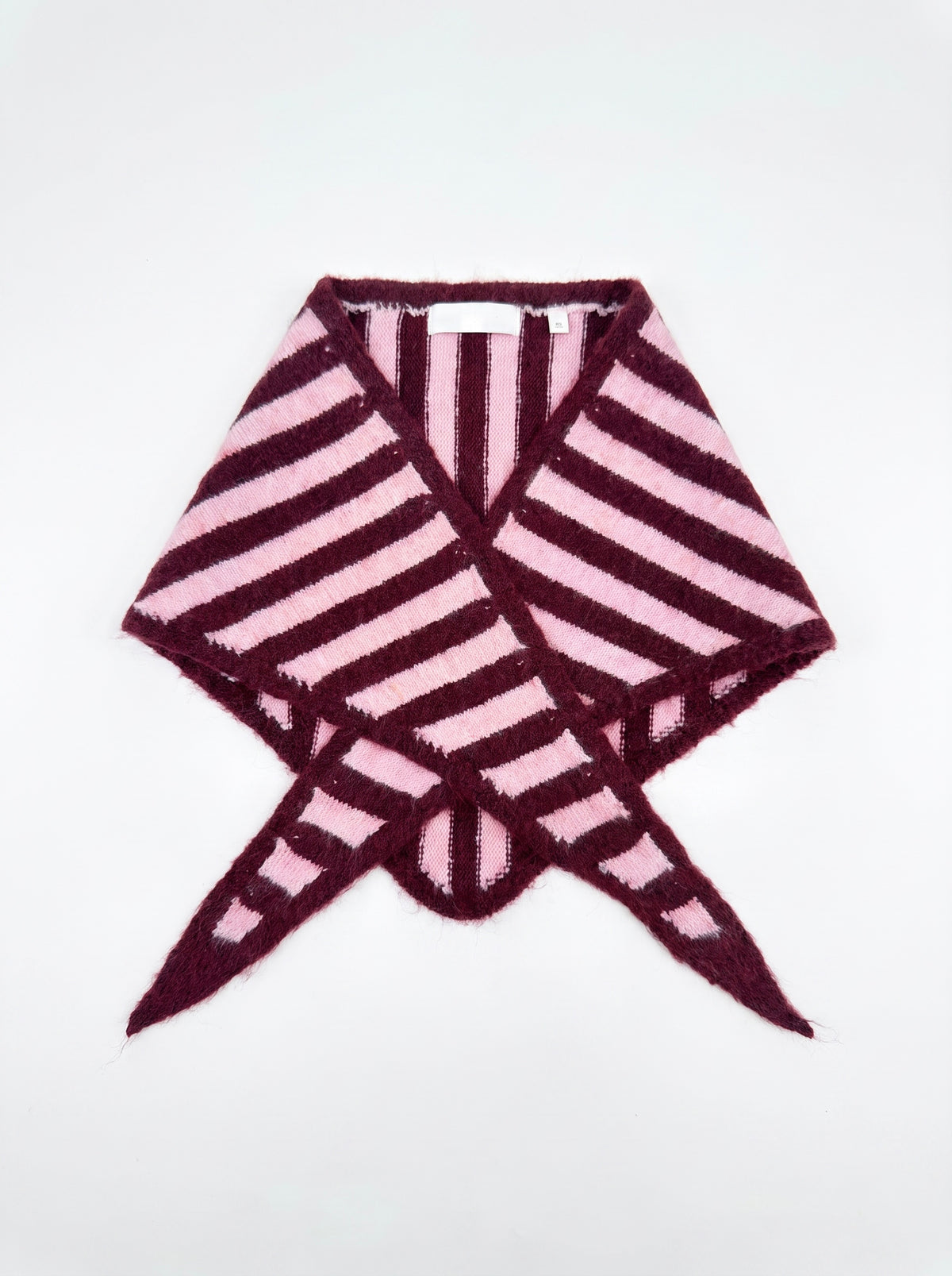 Triangle En Maille Rayure