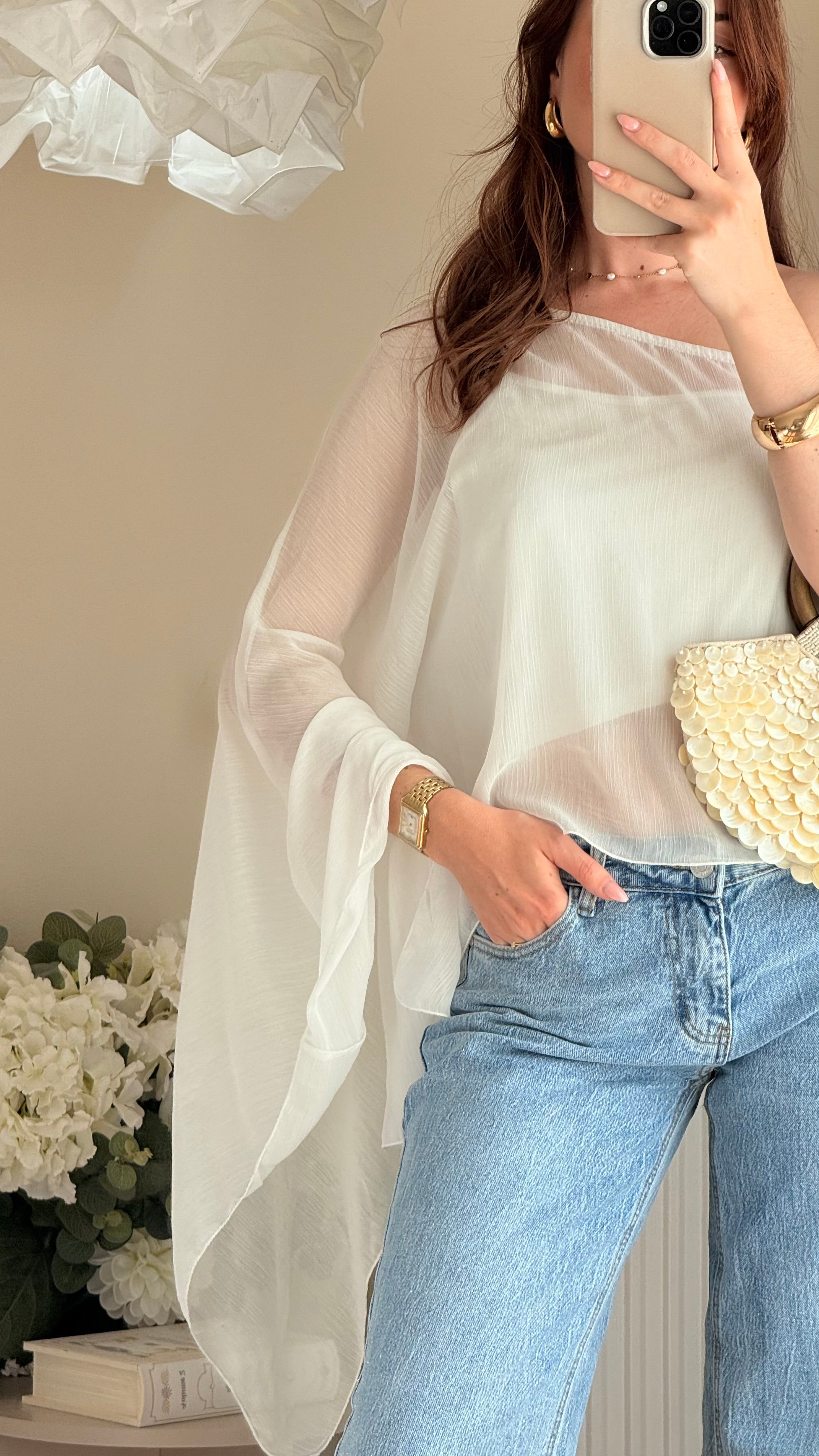 Top effet cape ALLESIA
