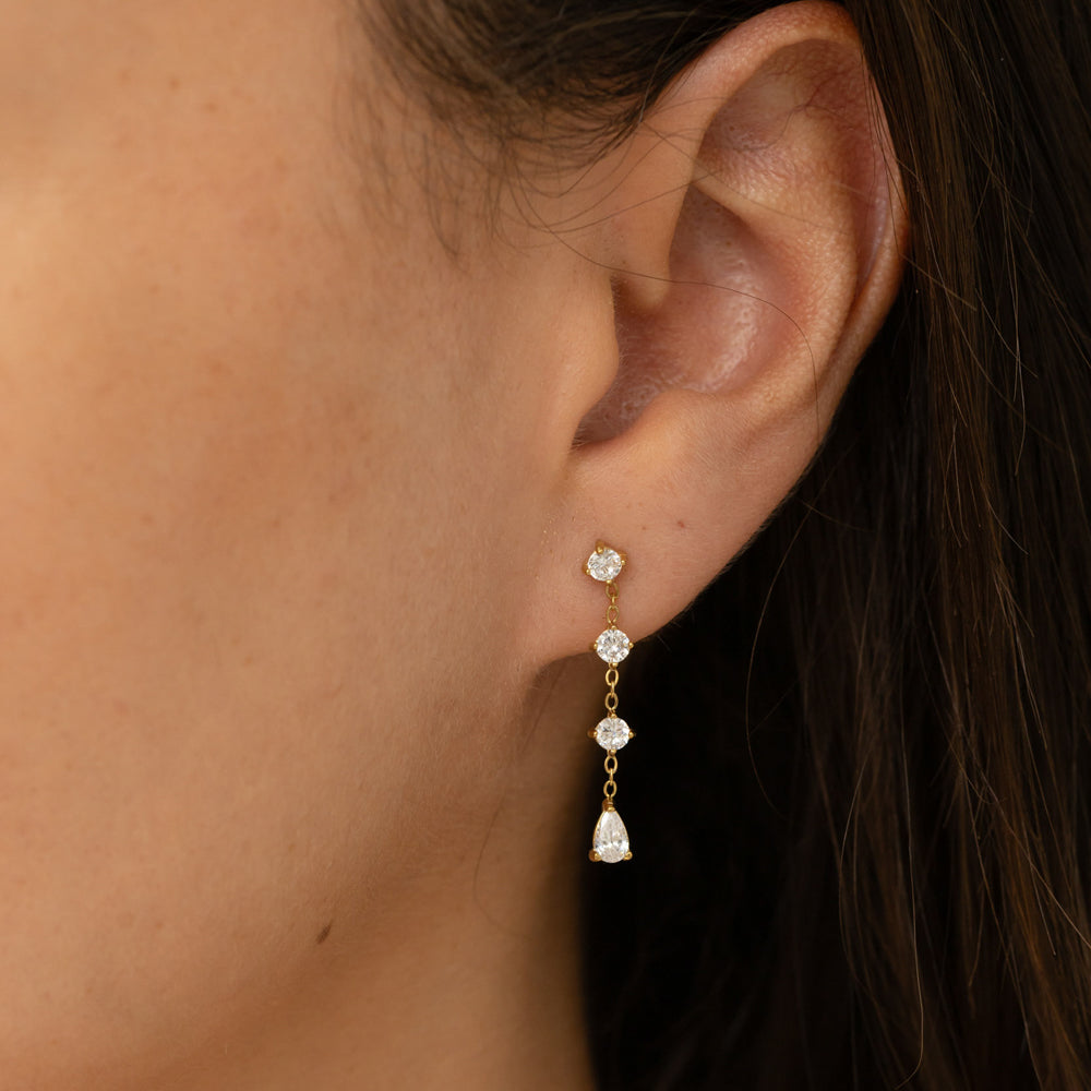 Boucles d’oreilles PLUIE D’ÉTOILE