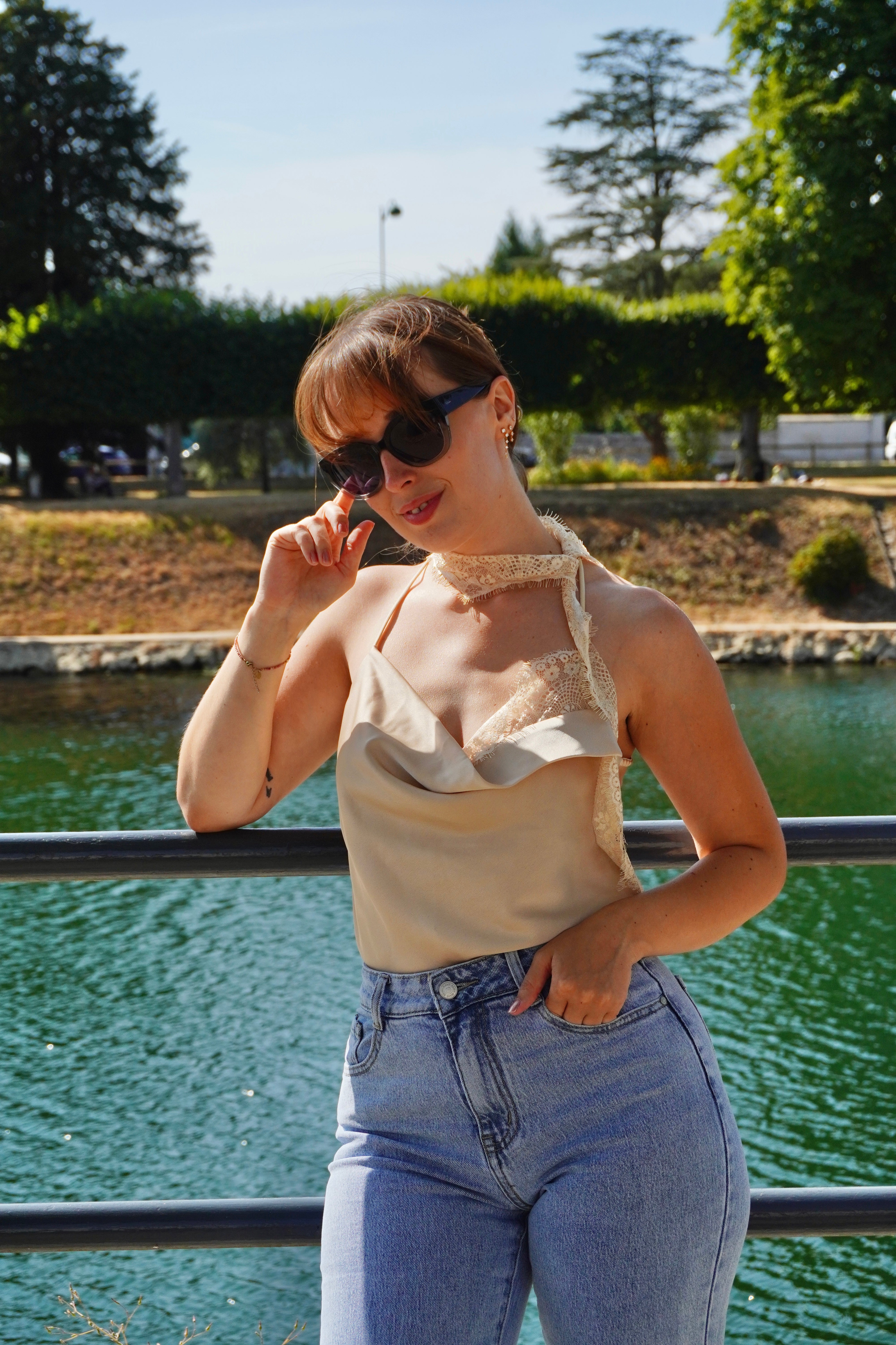 Top beige CAPUCINE