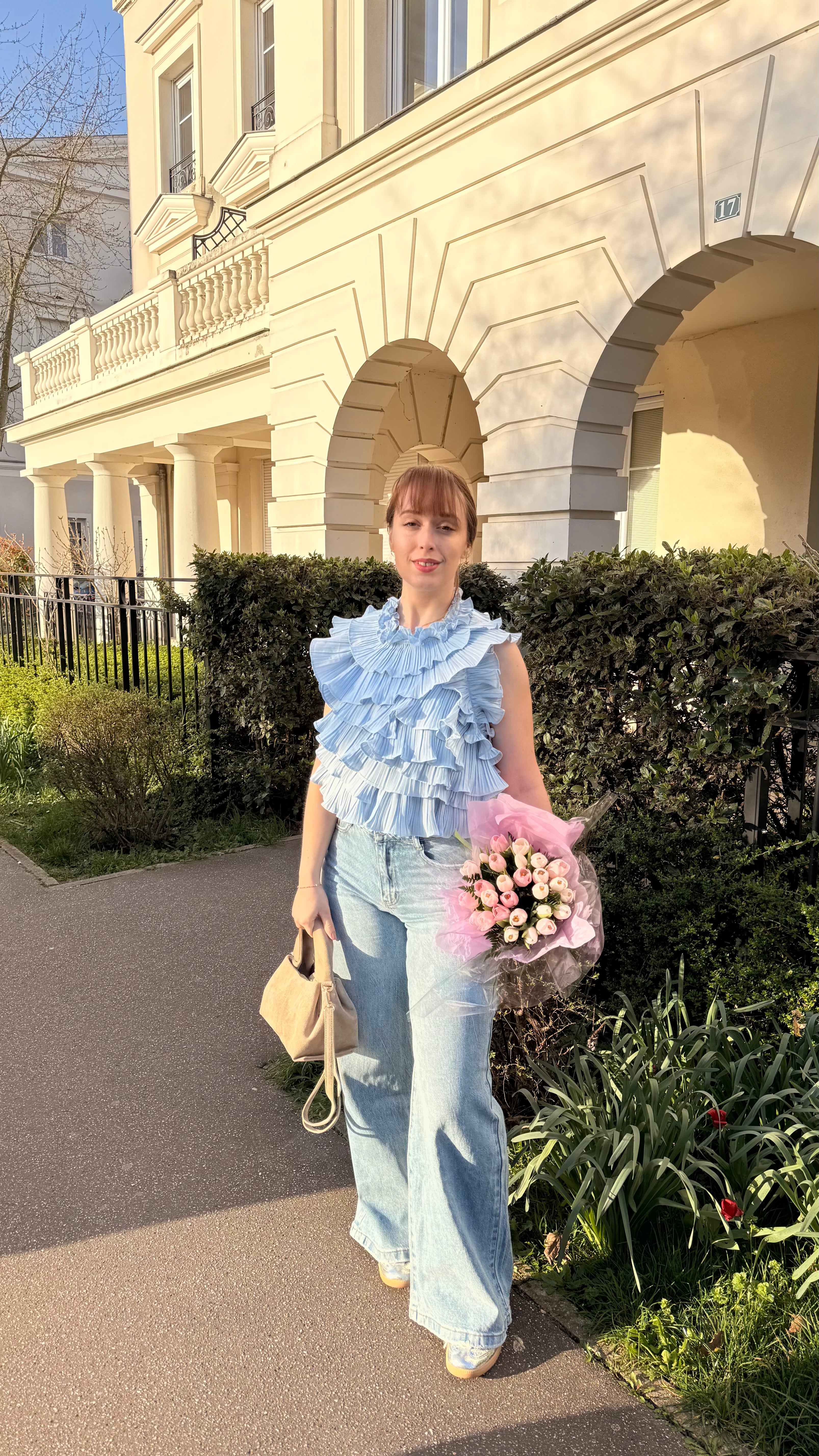 Top bleu - GABRIELLE