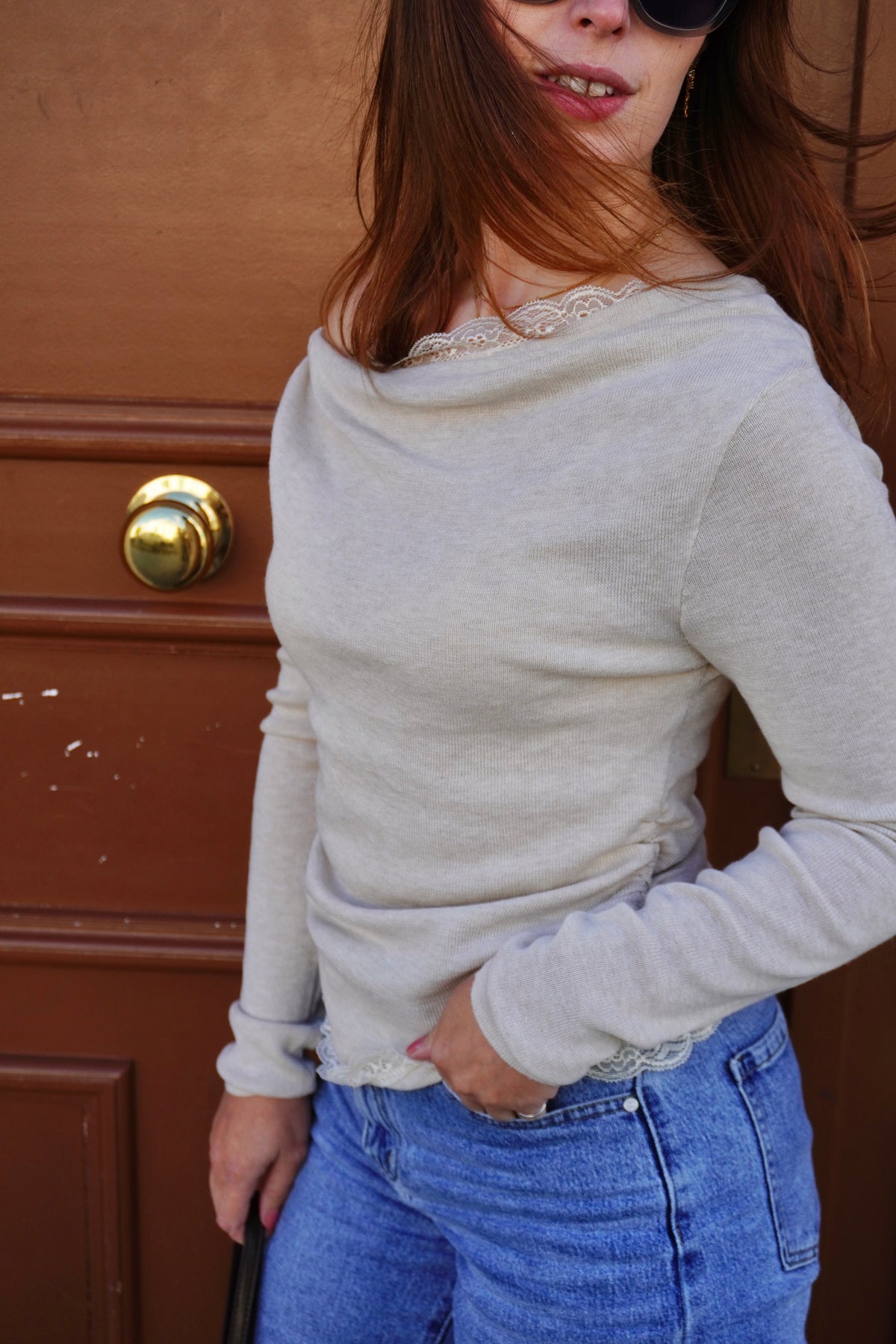 Top beige - ZORA
