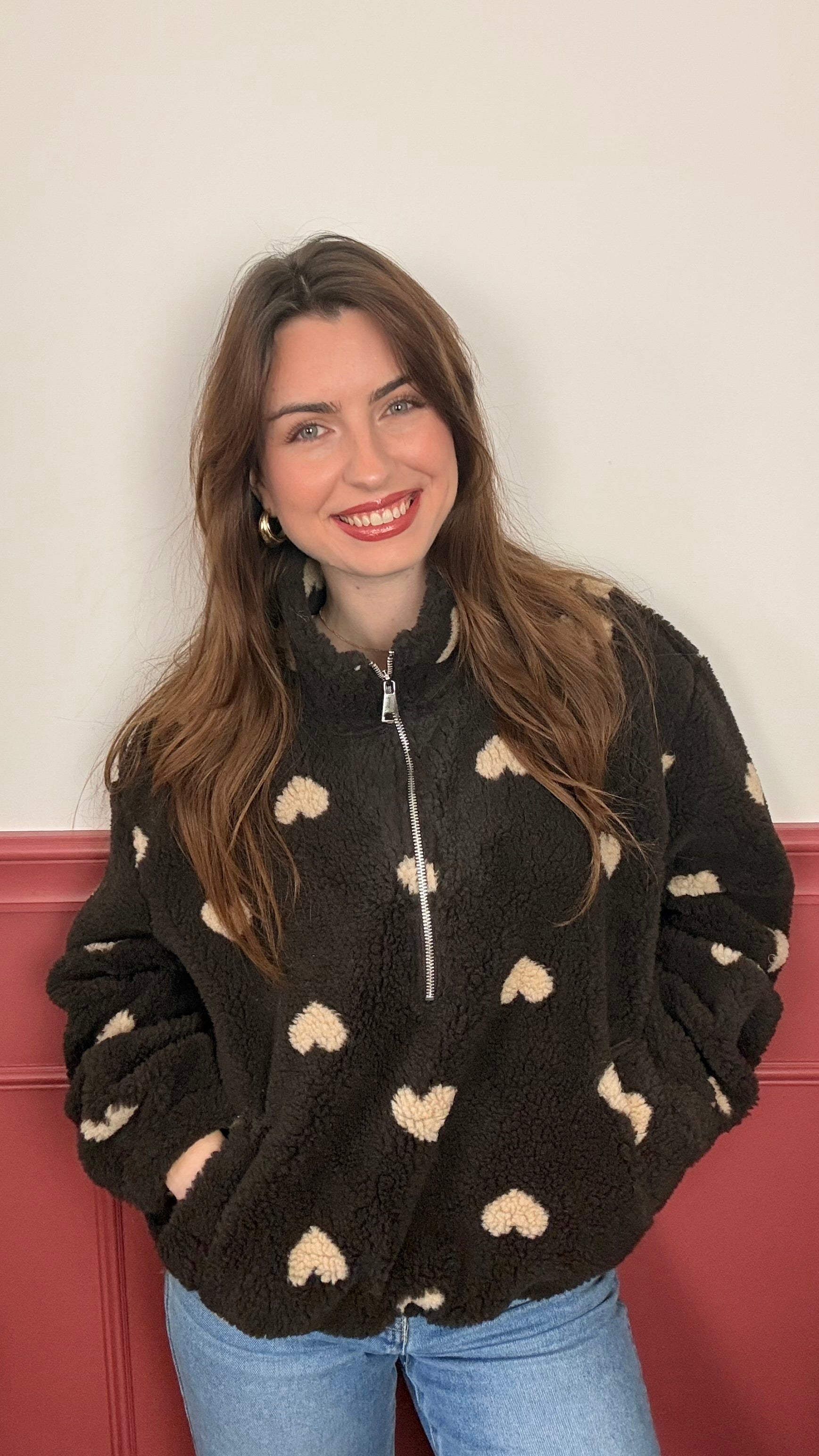 Polaire marron - AMOURA