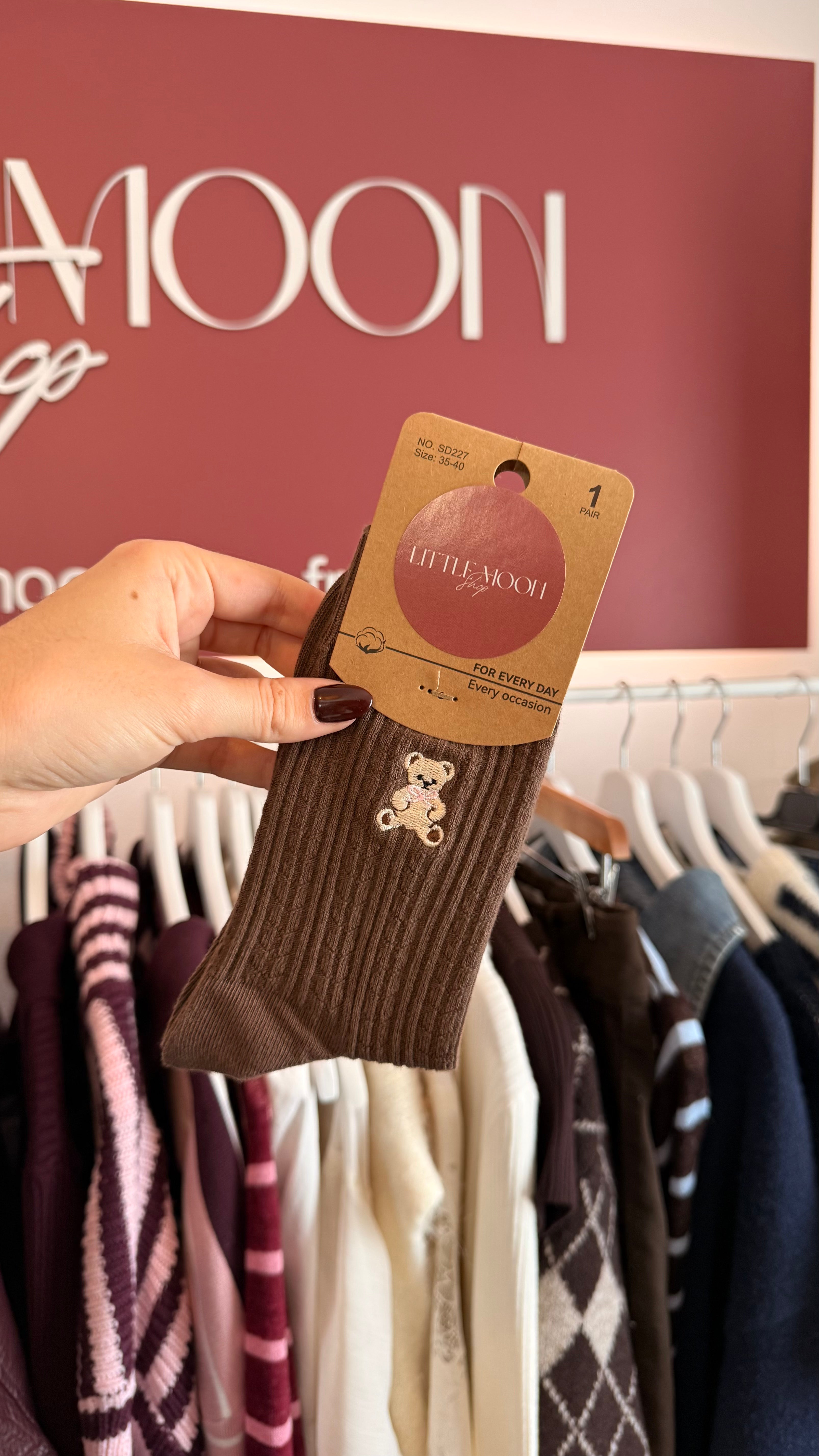 Chaussettes café - OURSON