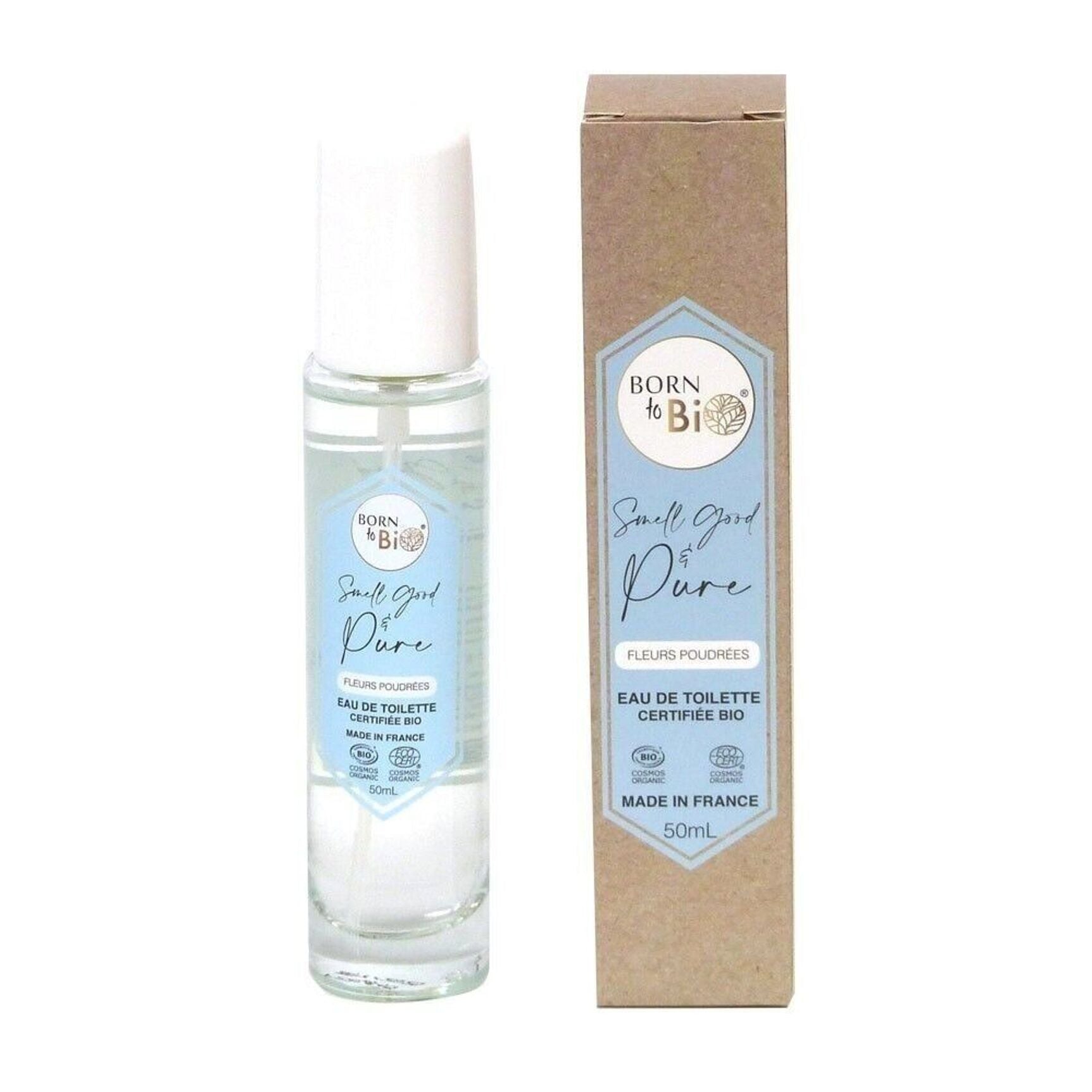 Eau de toilette FLEURS POUDREES - Certifiée Bio
