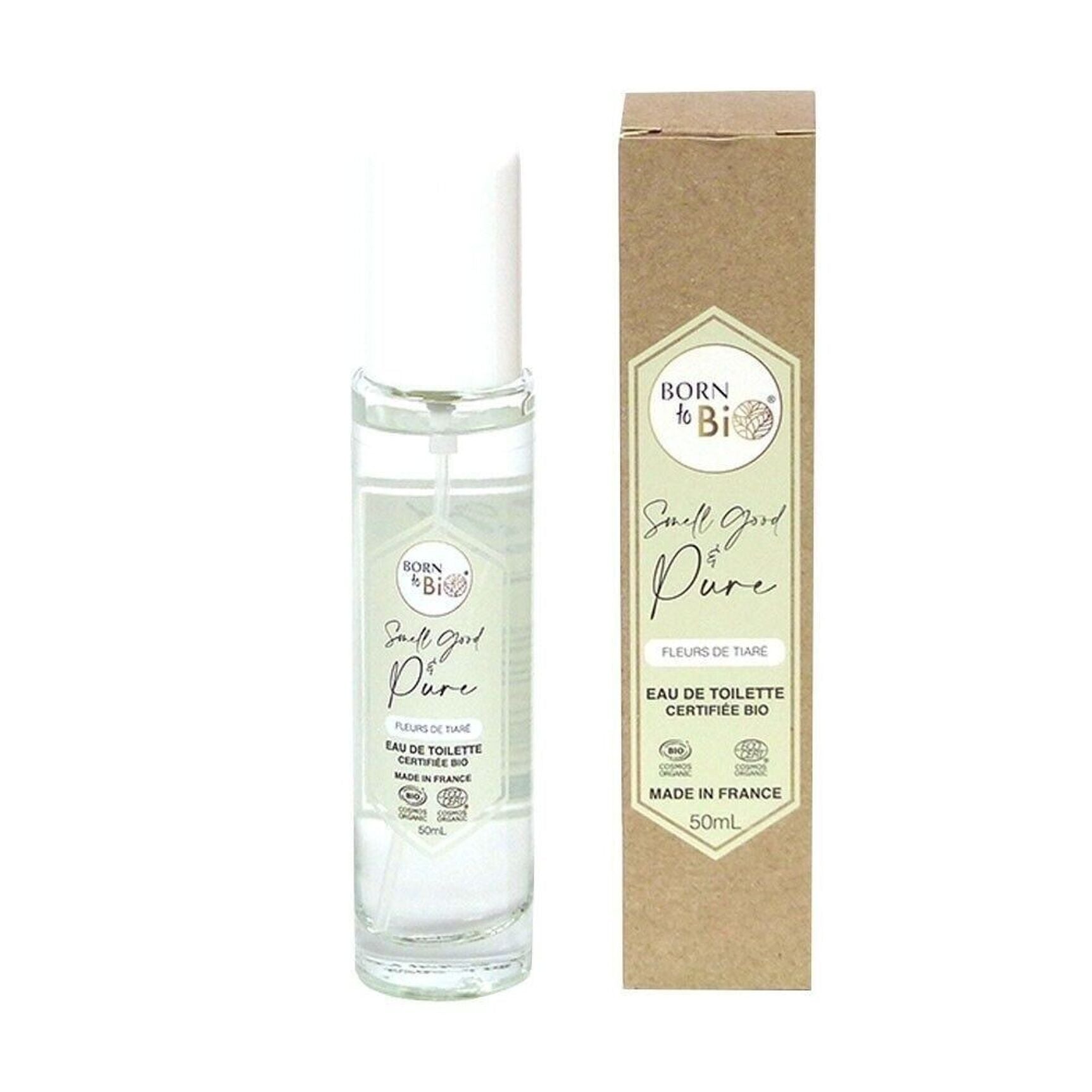 Eau de toilette FLEURS DE TIARE - Certifiée Bio