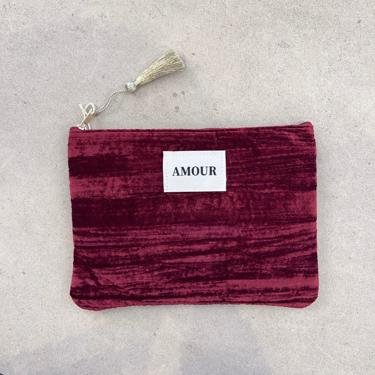 Pochette bordeaux