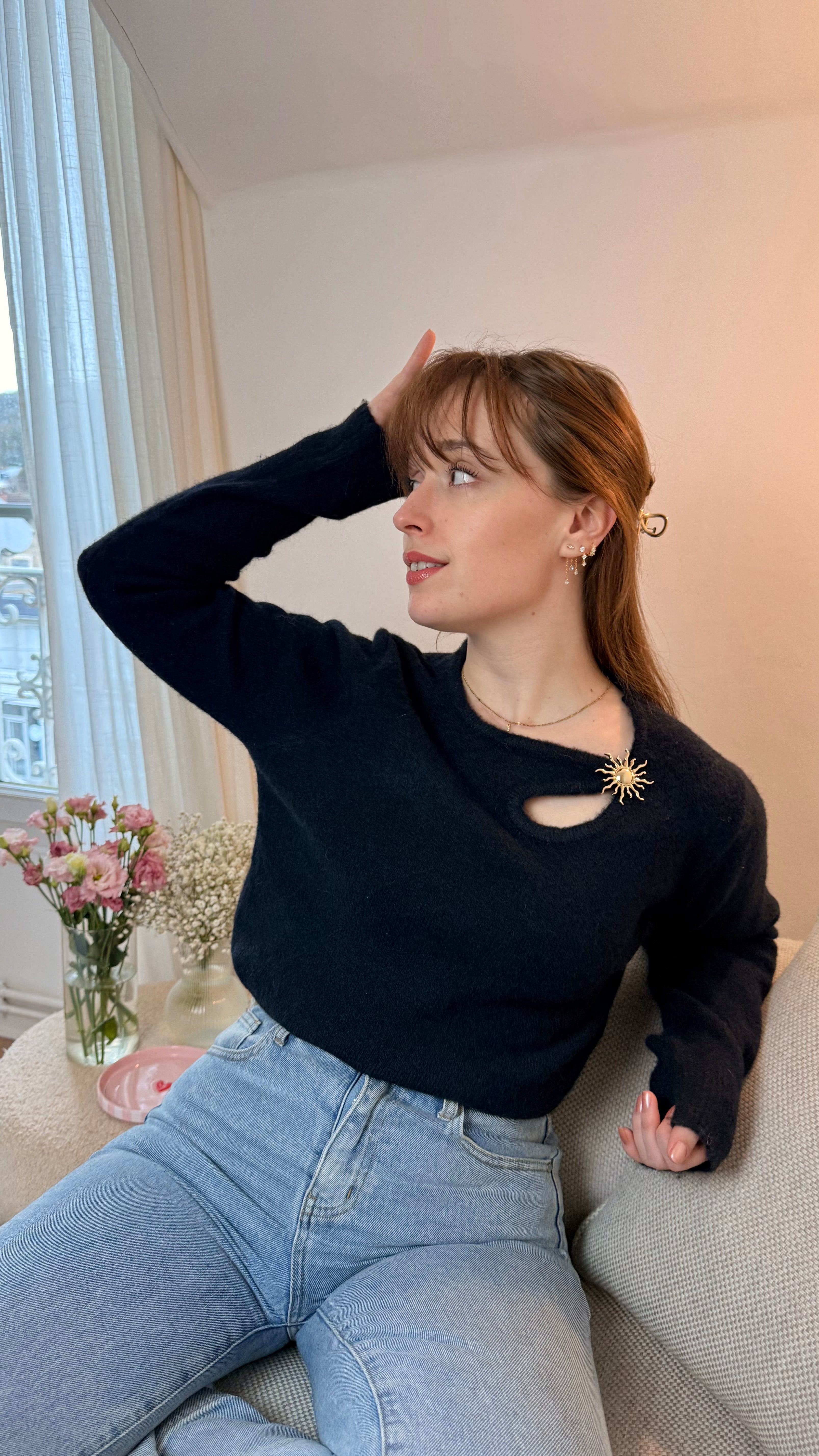 Pull bleu marine - SOLEIL