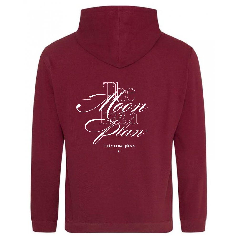 SWEAT bordeaux « The Moon Has A Plan »