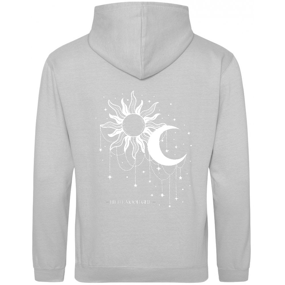 SWEAT gris SOLEIL & LUNE