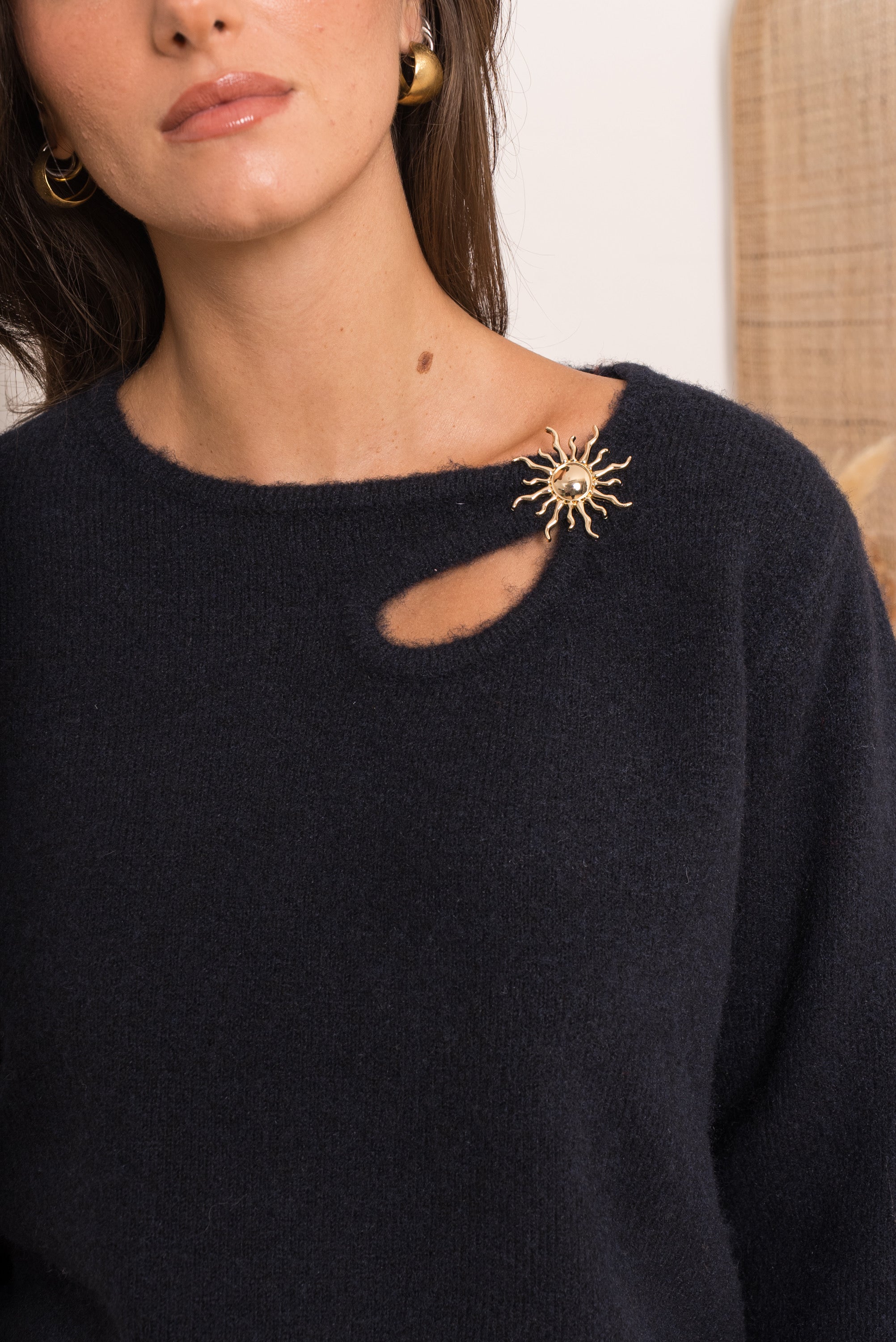 Pull bleu marine - SOLEIL