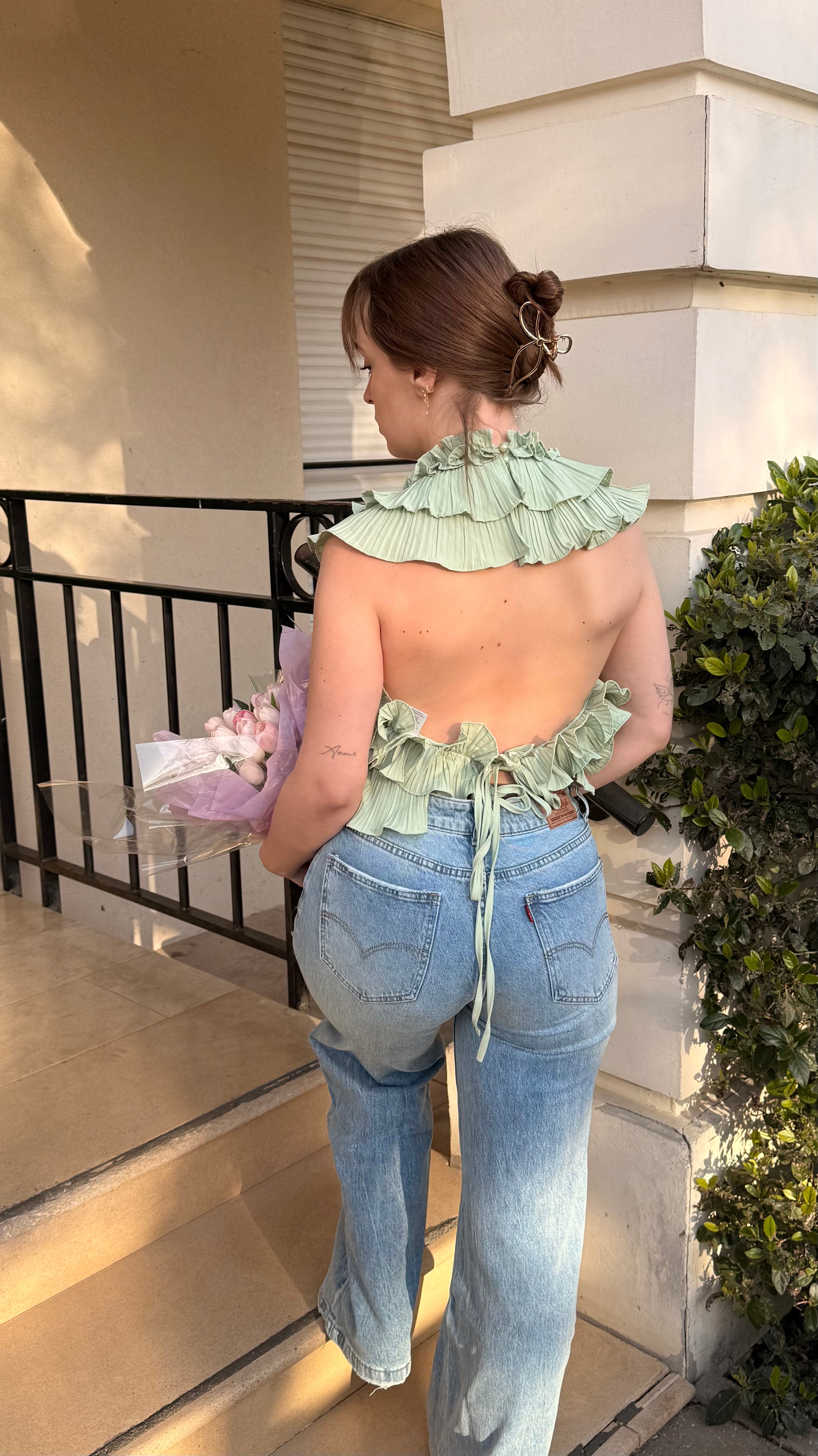 Top vert - GABRIELLE