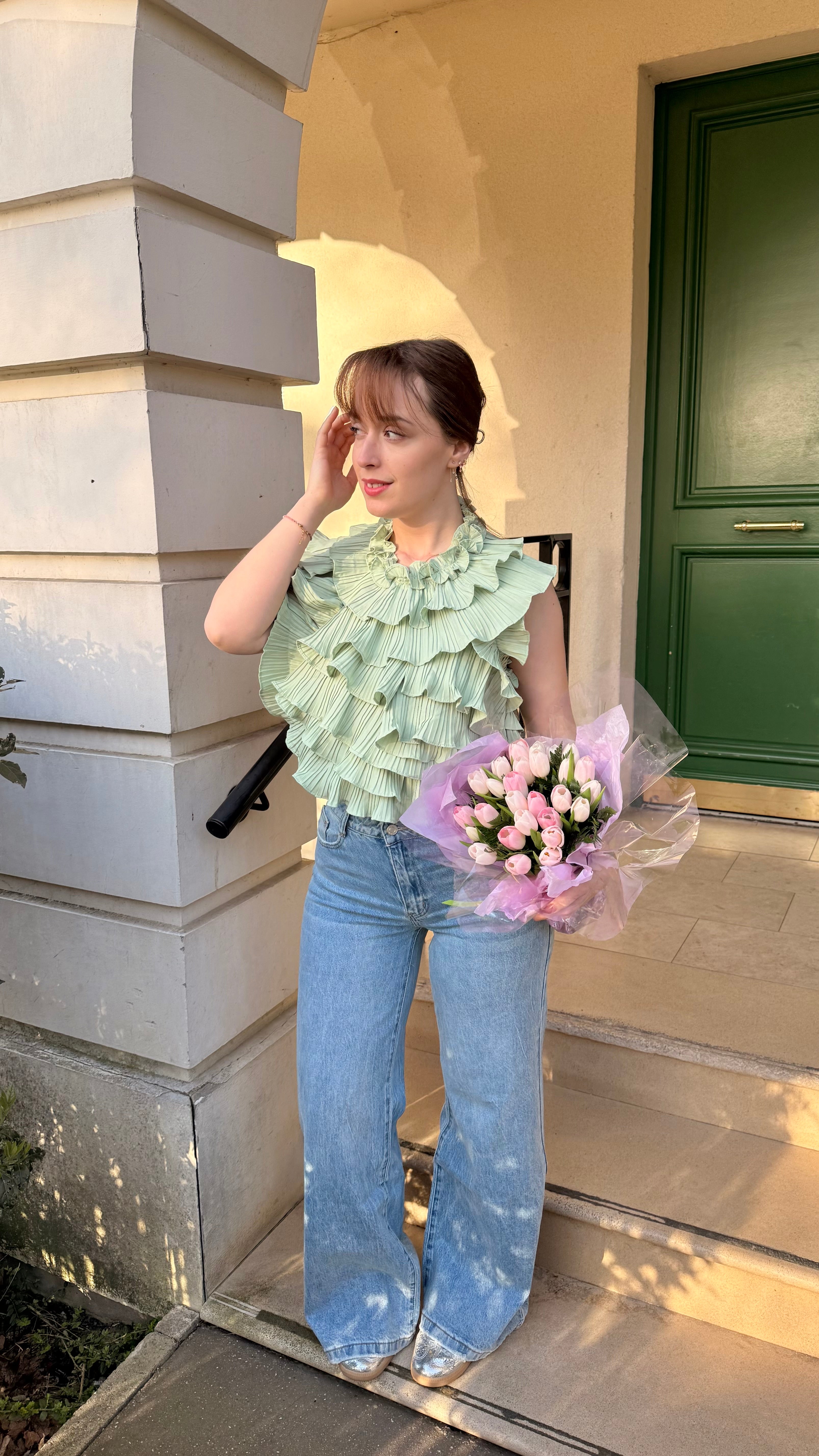 Top vert - GABRIELLE