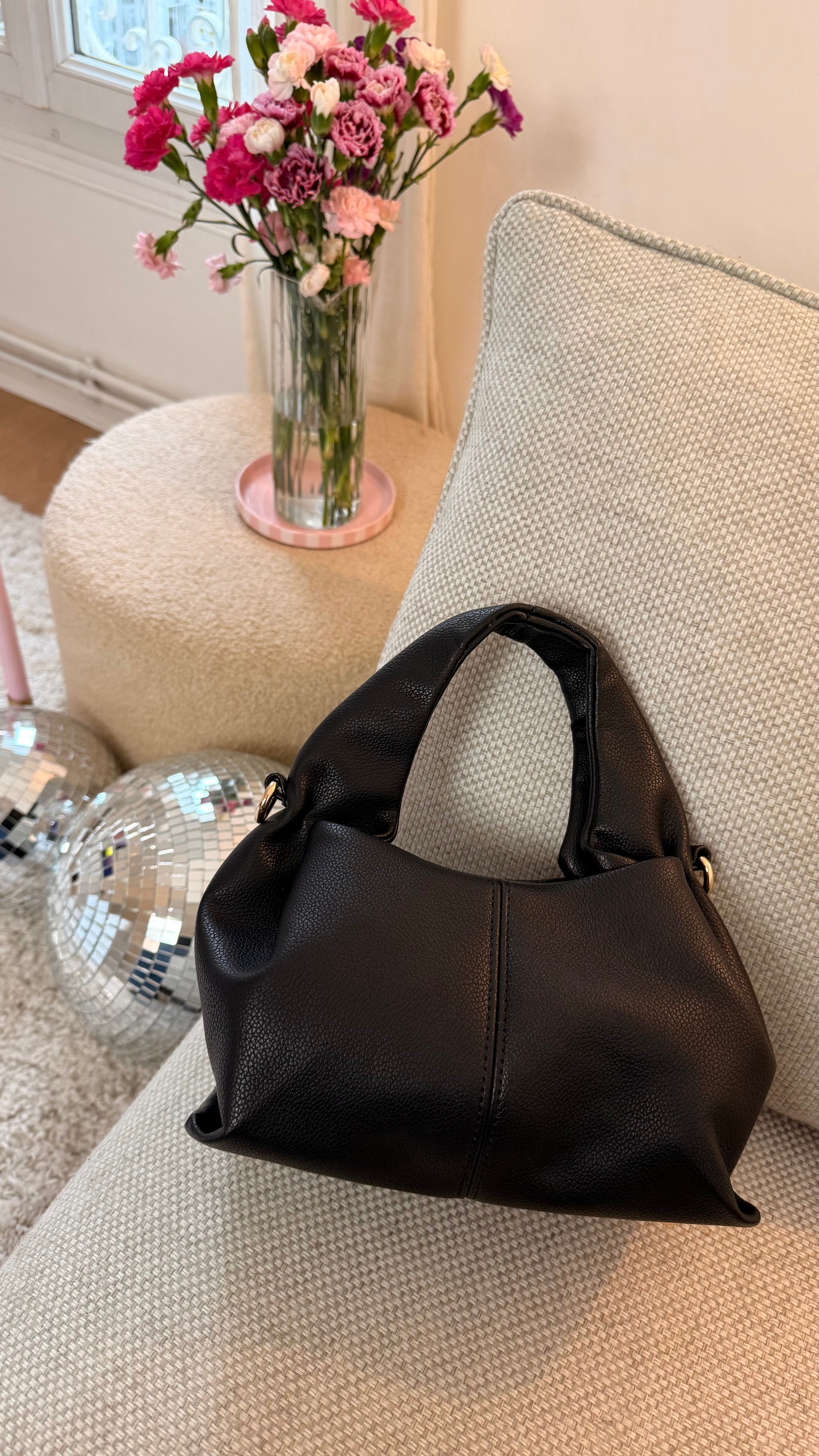 Sac à mains noir - TESSA